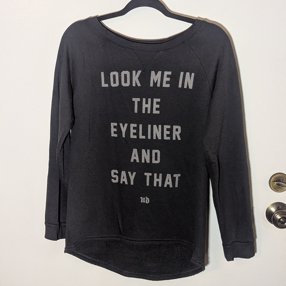 Urban Decay Distressed Crewneck Sweater Large